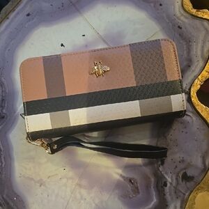 Stylish Tan and Black Women's Wallet